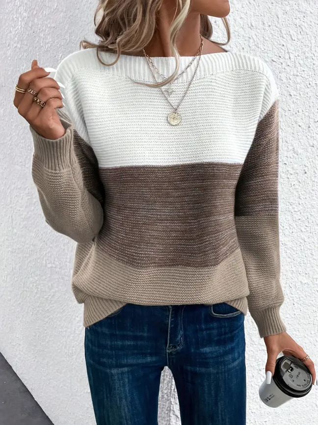 Calista | Long-Sleeve Sweater with Dropped Shoulders
