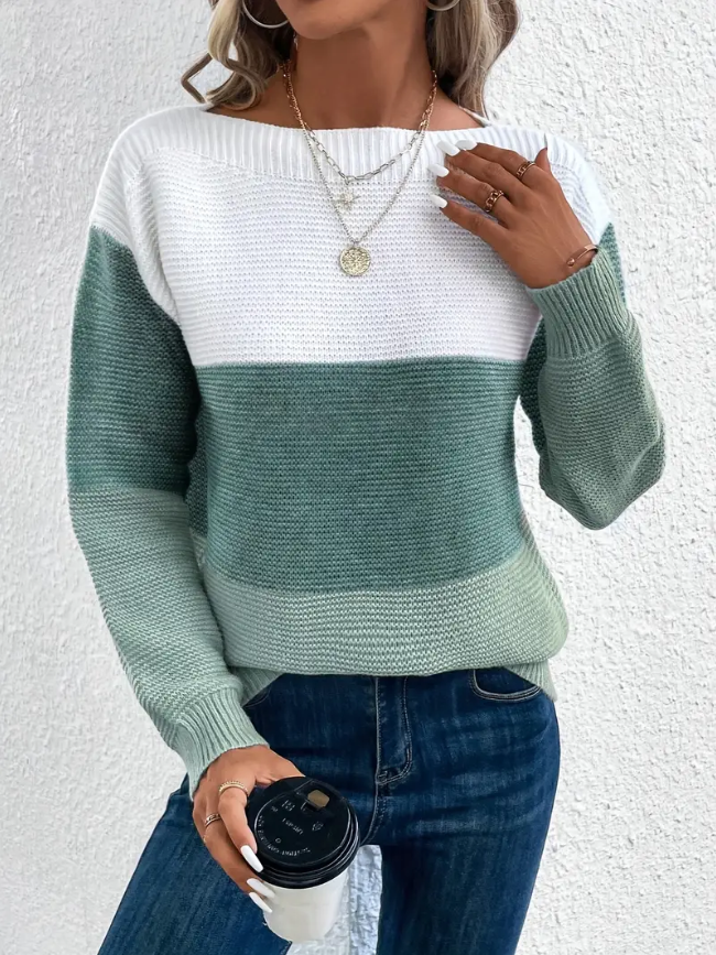 Calista | Long-Sleeve Sweater with Dropped Shoulders