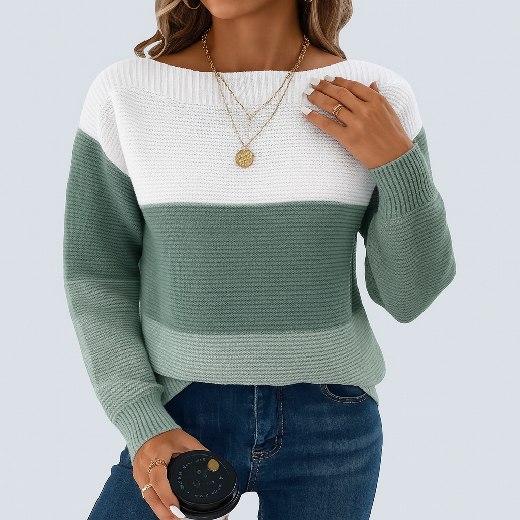 Calista | Long-Sleeve Sweater with Dropped Shoulders