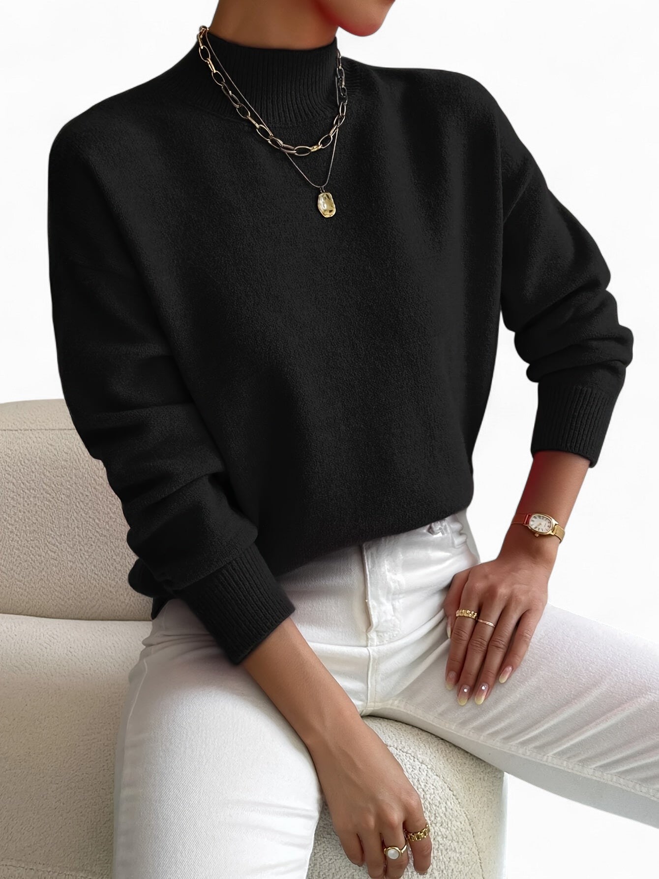 Ivone | Cosy Knit Turtleneck Sweater