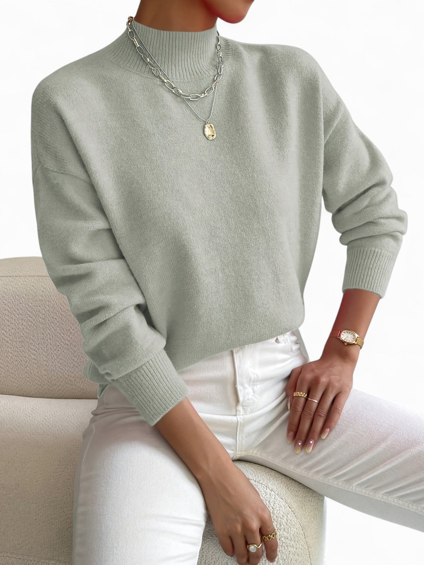 Ivone | Cosy Knit Turtleneck Sweater
